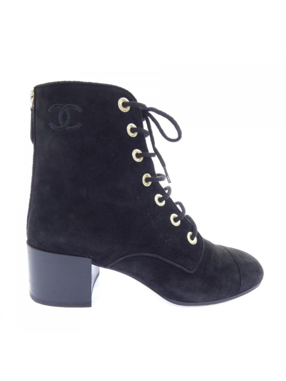 Chanel Short Boots Black